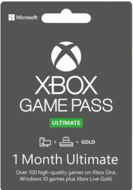 Xbox Game Pass Ultimate 1 Mes (VPN de Turquía) Xbox Game Pass Ultimate 1 Mes (VPN de Turquía)