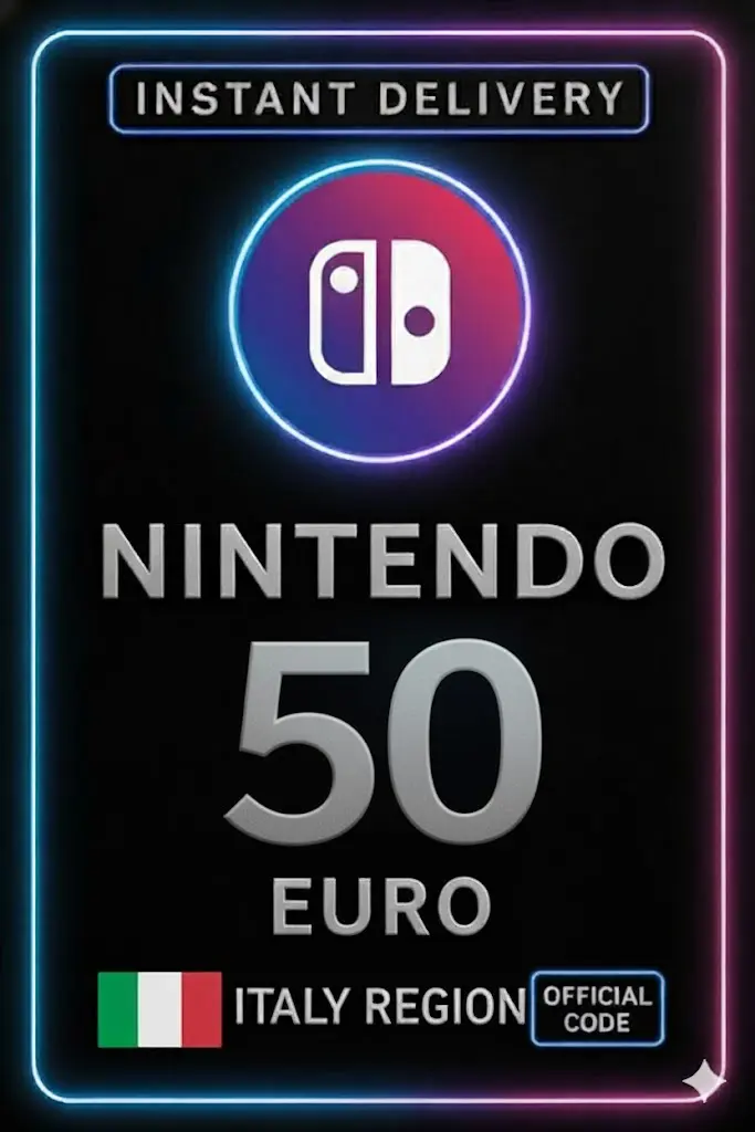 כרטיס eShop של נינטנדו - 50€ (איטליה) כרטיס eShop של נינטנדו - 50€ (איטליה)