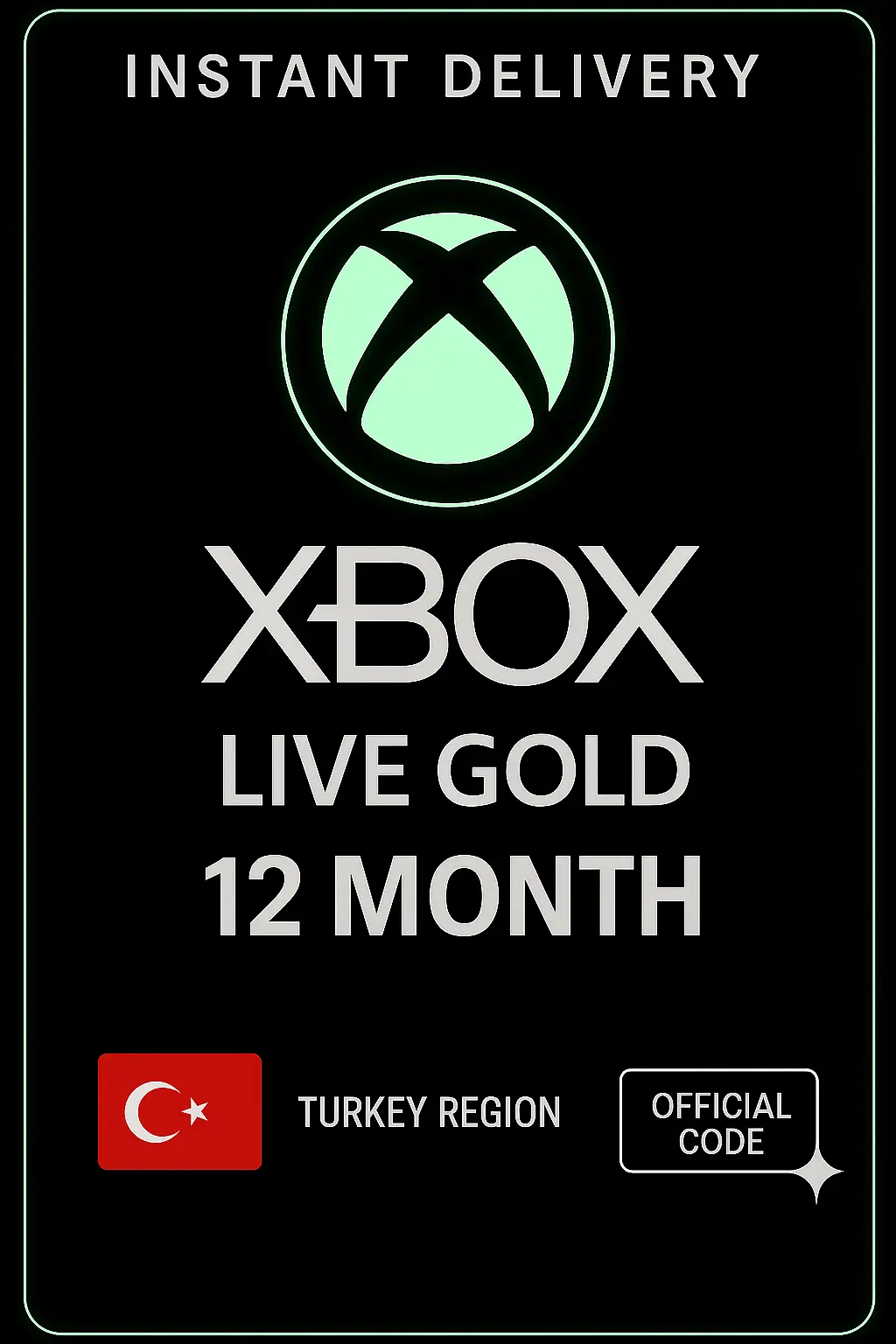 XBox Live Gold 12měsíční členství (VPN Turecko) XBox Live Gold 12měsíční členství (VPN Turecko)