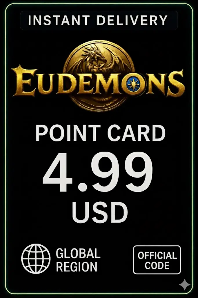 Eudemons Punktkarte 4,99 USD Eudemons Punktkarte 4,99 USD