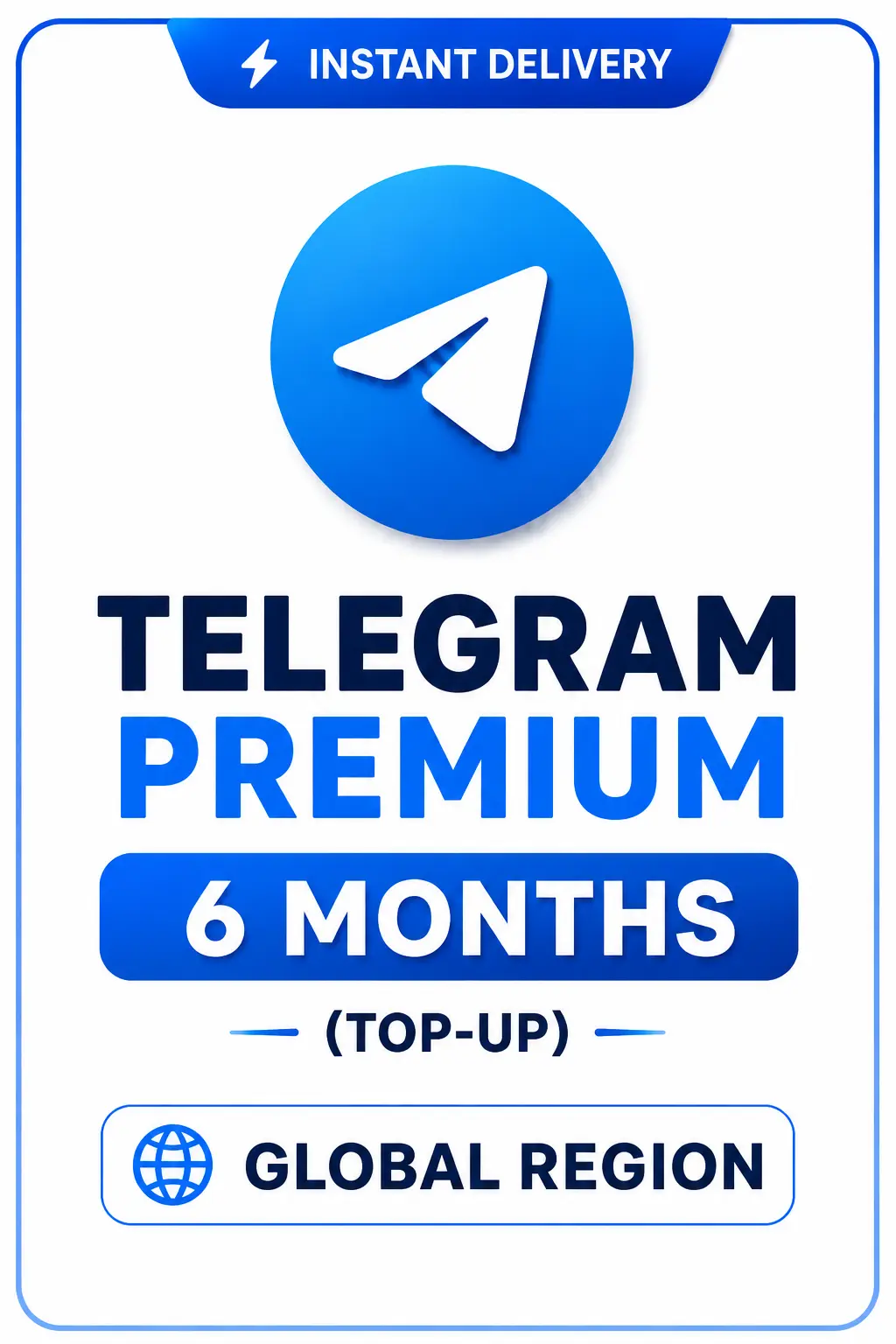 Telegram - Premium 6 Months (Top-Up) Telegram - Premium 6 Months (Top-Up)