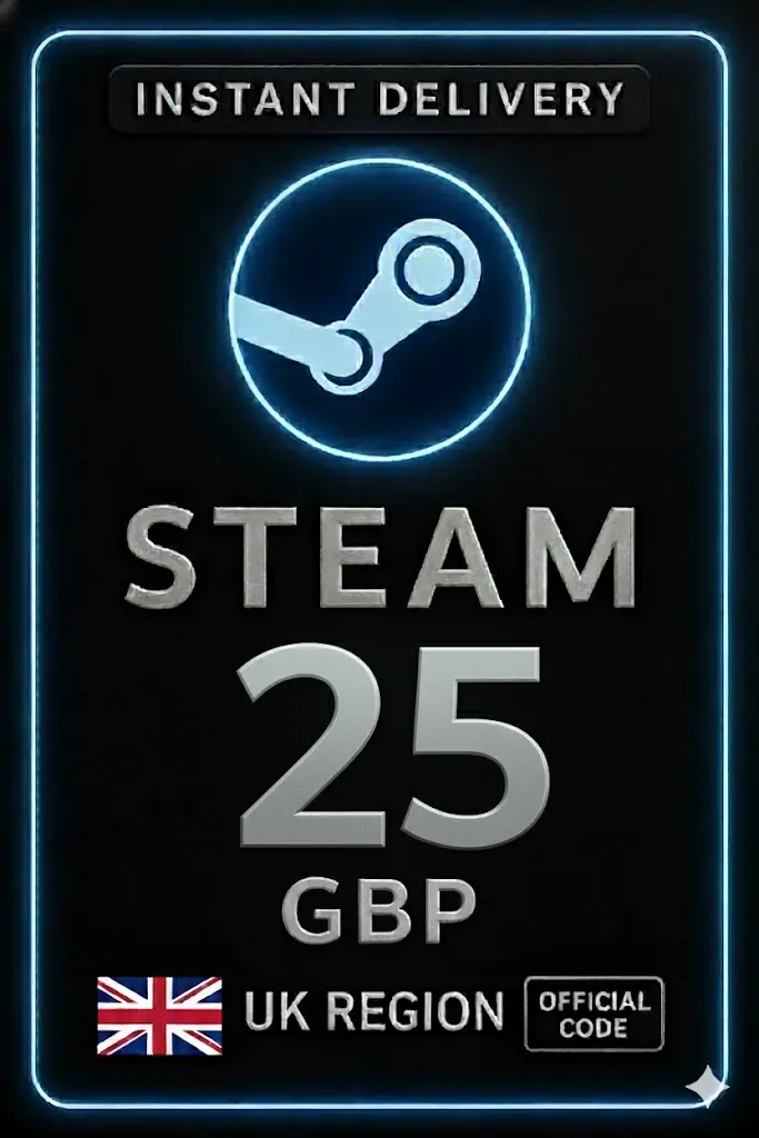 รหัสกระเป๋าสตางค์ Steam 25 ปอนด์ รหัสกระเป๋าสตางค์ Steam 25 ปอนด์