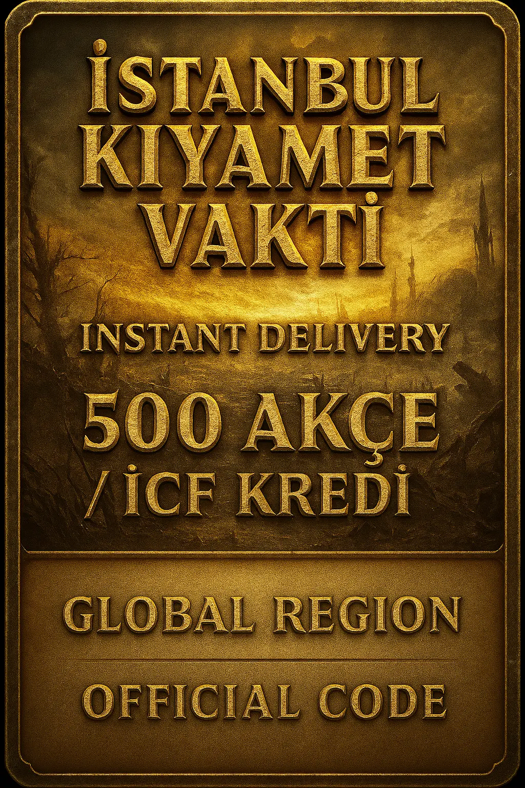 istanbul Konec sveta 500 Akče / ICF Kredit istanbul Konec sveta 500 Akče / ICF Kredit