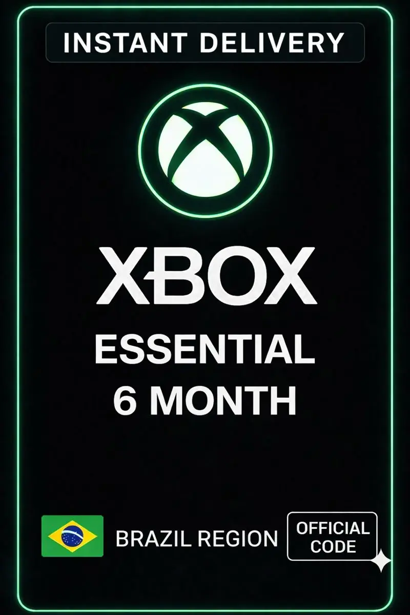 Xbox Game Pass Essential 6 Months Brasil Xbox Game Pass Essential 6 Months Brasil
