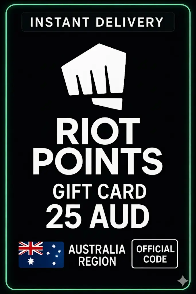 Riot Points 25 AUD RP (Oceania) Riot Points 25 AUD RP (Oceania)