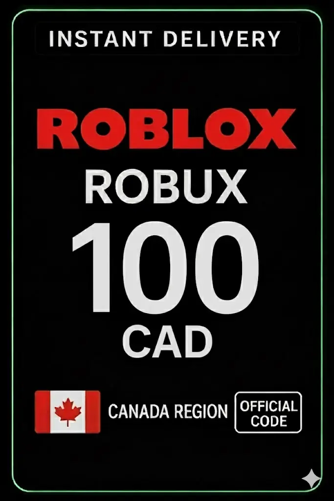 Roblox 100 CAD карта за игра (CA) Roblox 100 CAD карта за игра (CA)