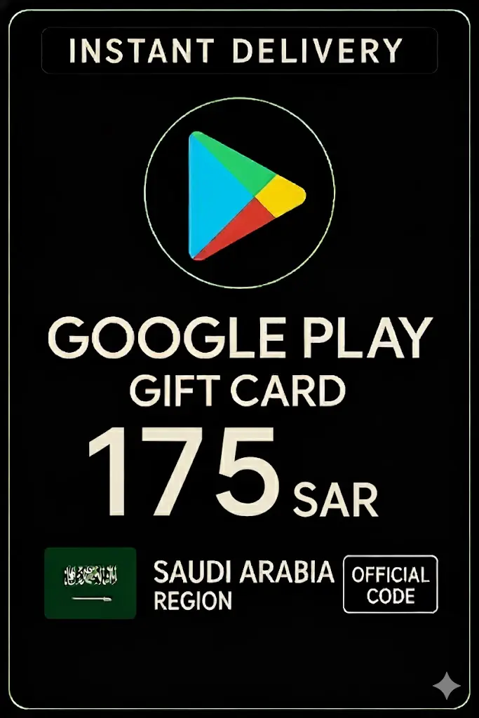 Google Play Gift Card - Саудитска Arabия SAR 175 Google Play Gift Card - Саудитска Arabия SAR 175