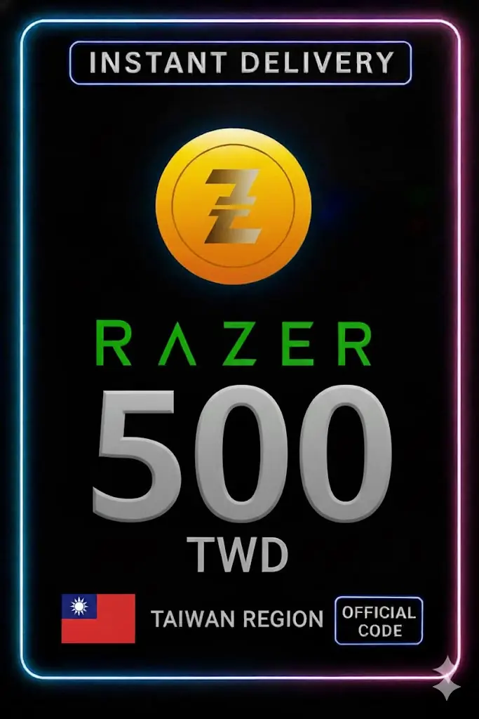 Razer Gold Taïwan TWD 500 Razer Gold Taïwan TWD 500