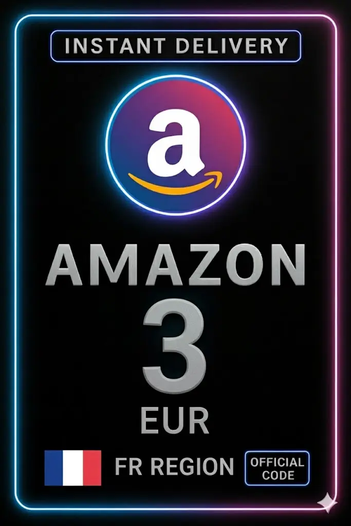 Подаръчна карта на Amazon - Франция 3 € Подаръчна карта на Amazon - Франция 3 €