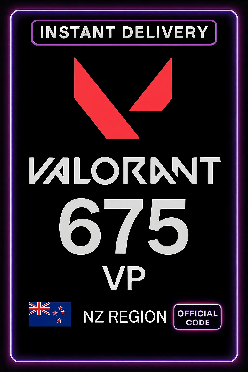 Valorant NZD 11.50 - 675 VP Valorant NZD 11.50 - 675 VP