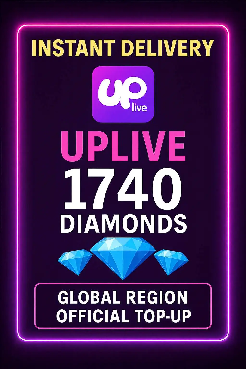 UPlive 1740 Diamonds (Top-Up) UPlive 1740 Diamonds (Top-Up)