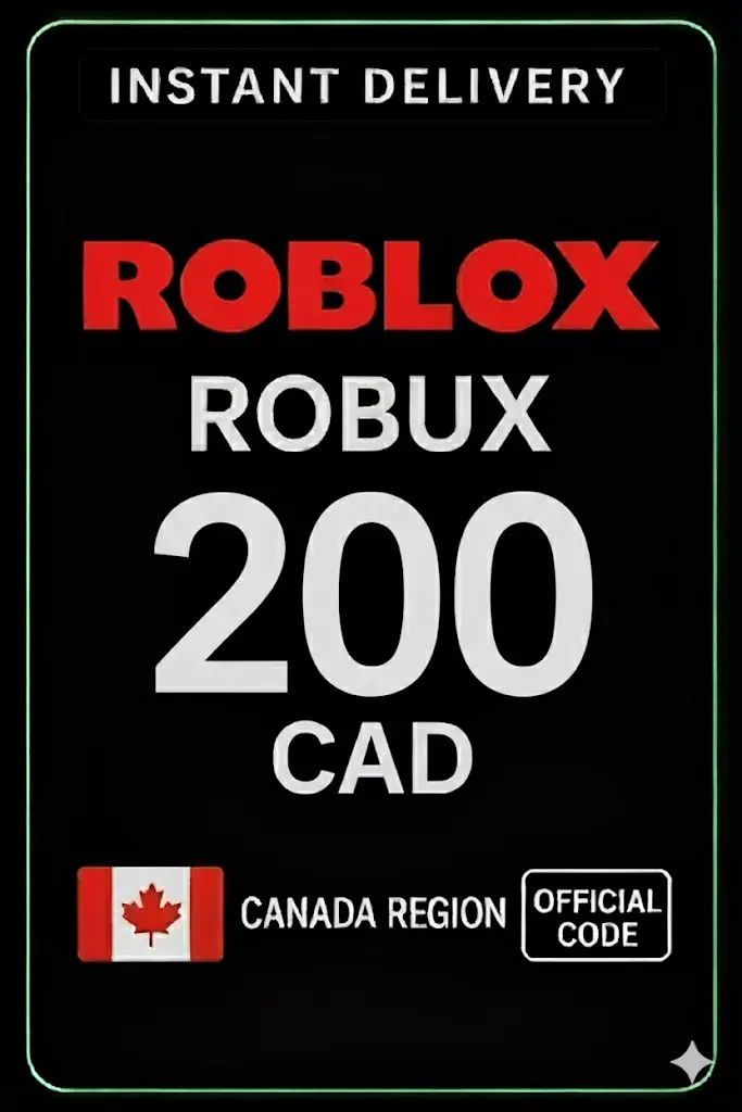 Роблокс 200 CAD игра карта (Кан) Роблокс 200 CAD игра карта (Кан)