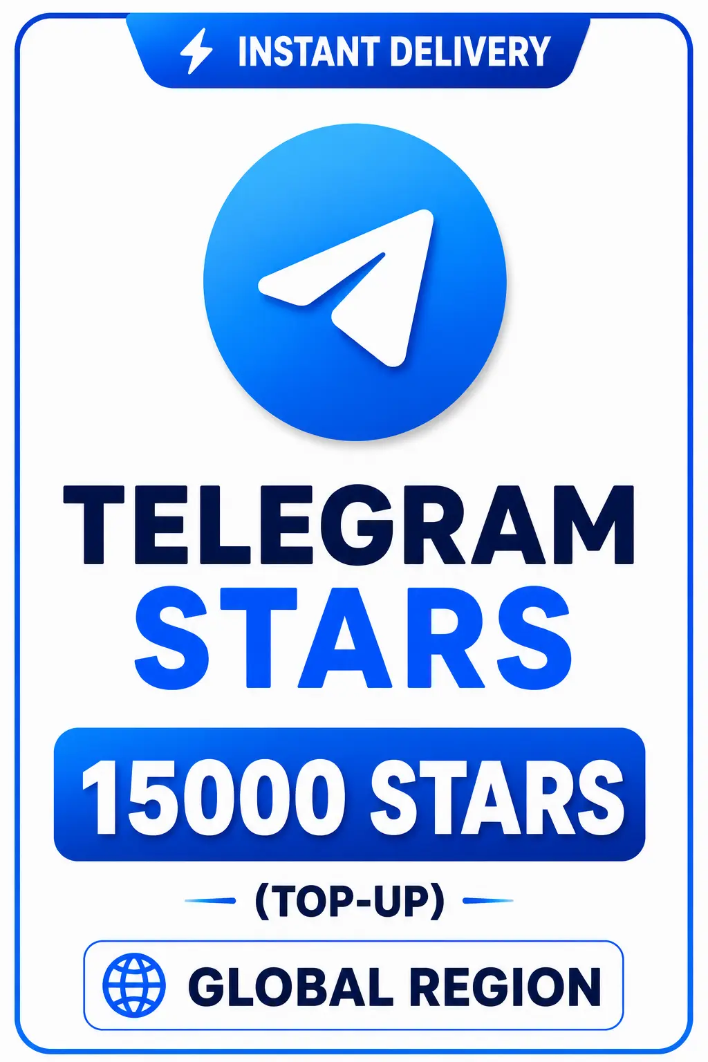 Telegram - 15000 Stars (Top-Up) Telegram - 15000 Stars (Top-Up)