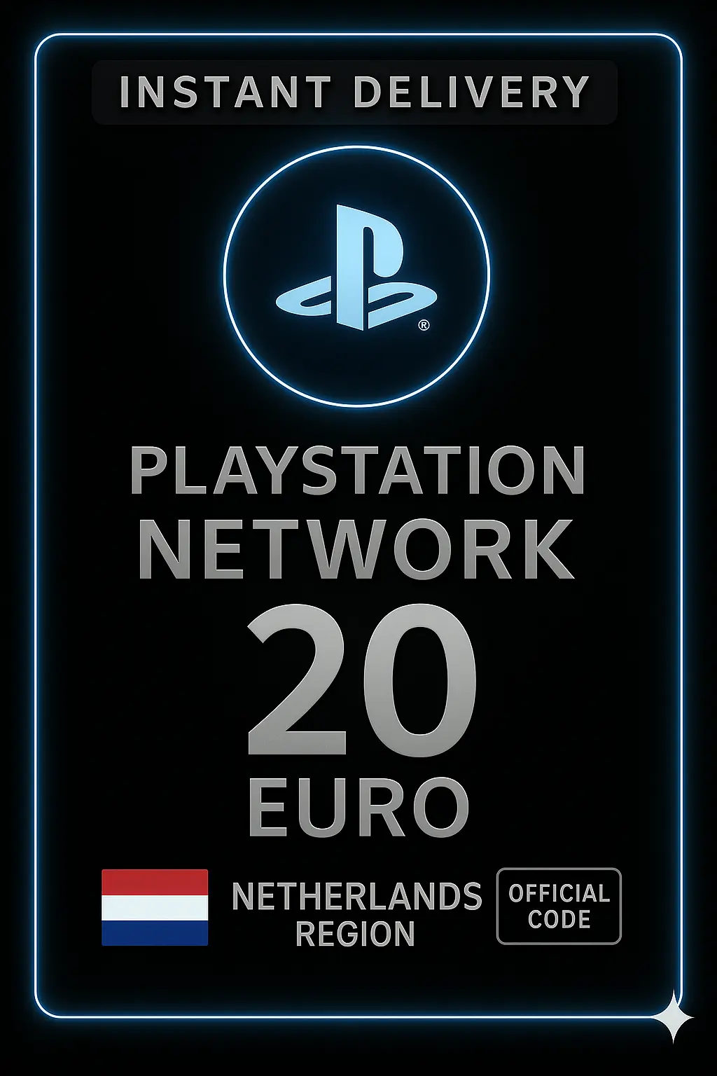Playstation Gift Card Netherlands - 20€ NL Playstation Gift Card Netherlands - 20€ NL