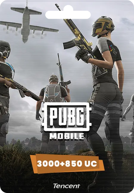 PUBG Mobile - 3000+850 UC