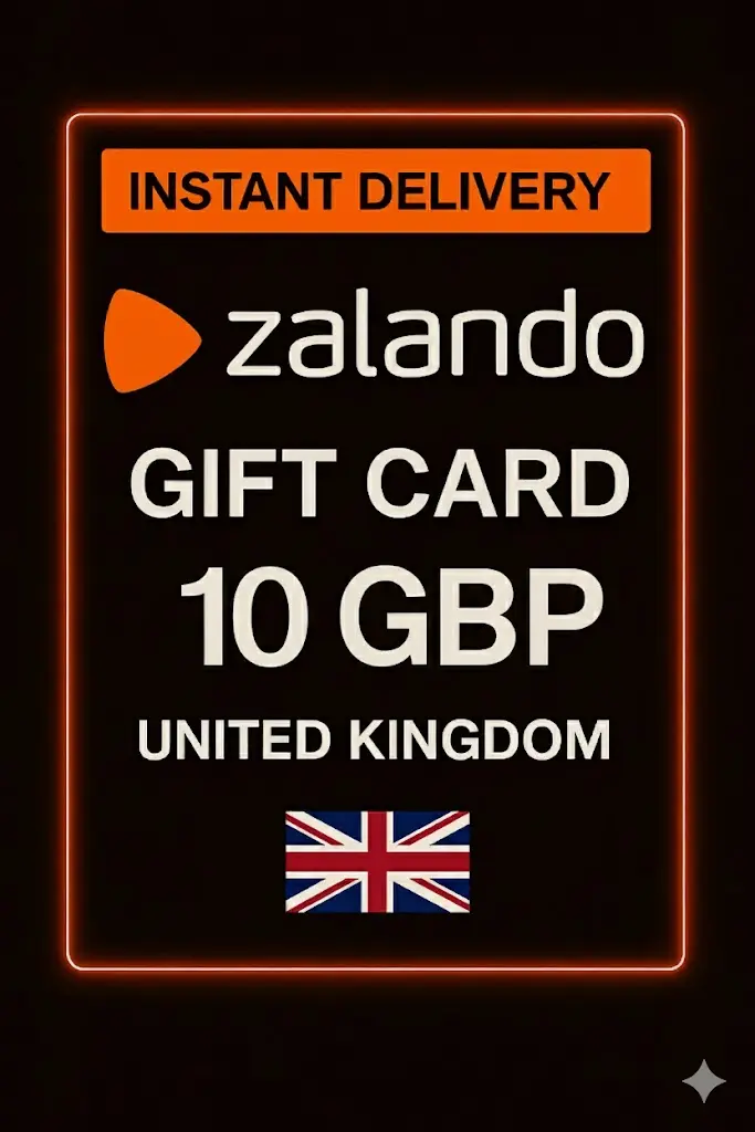 Zalando Hediye Kartı - 10 GBP (İngiltere) Zalando Hediye Kartı - 10 GBP (İngiltere)