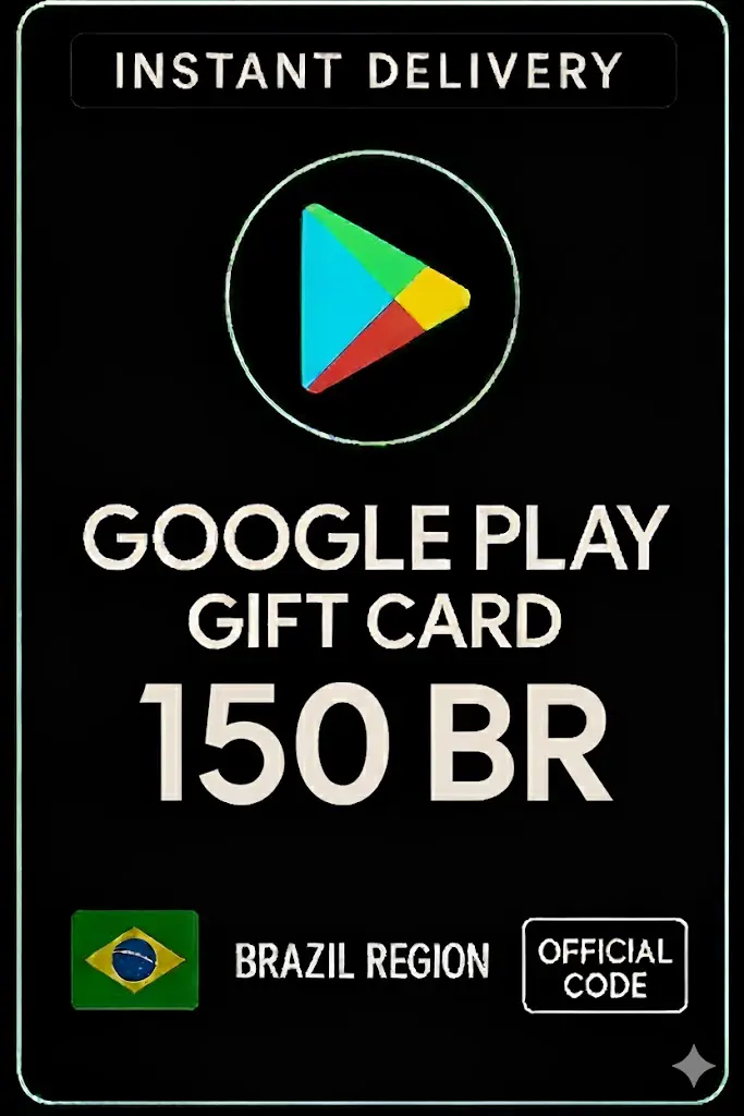 Google Play Gift Card - Brasil BR 150 Google Play Gift Card - Brasil BR 150