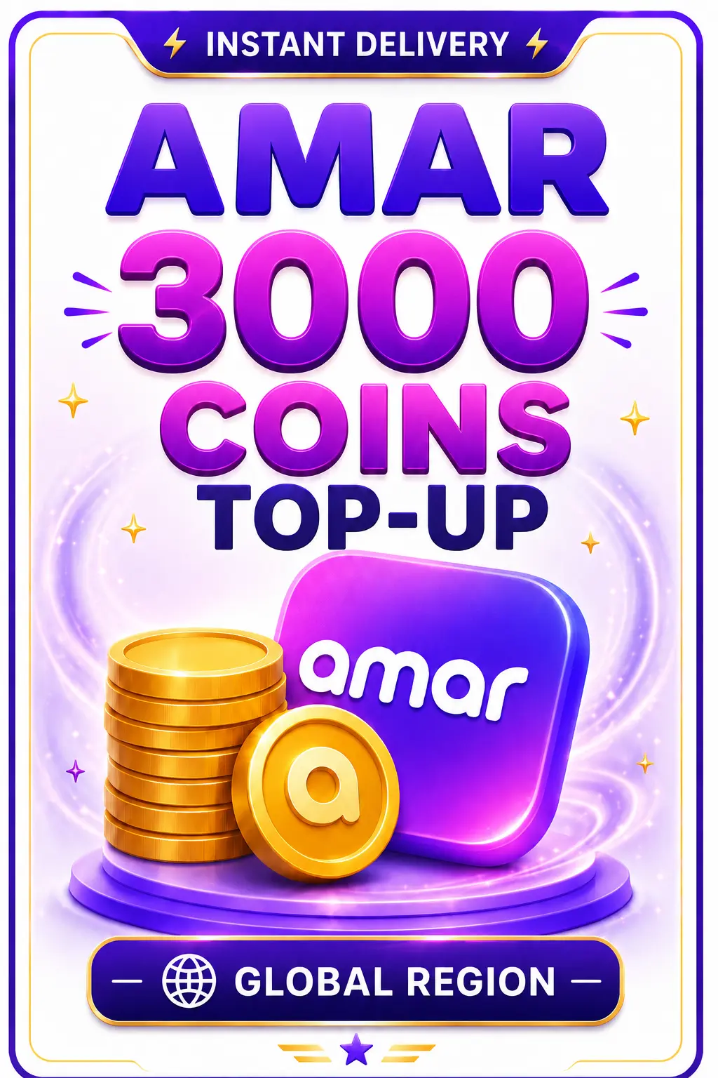 Amar Live - 3000 mincí (Dobití) Amar Live - 3000 mincí (Dobití)
