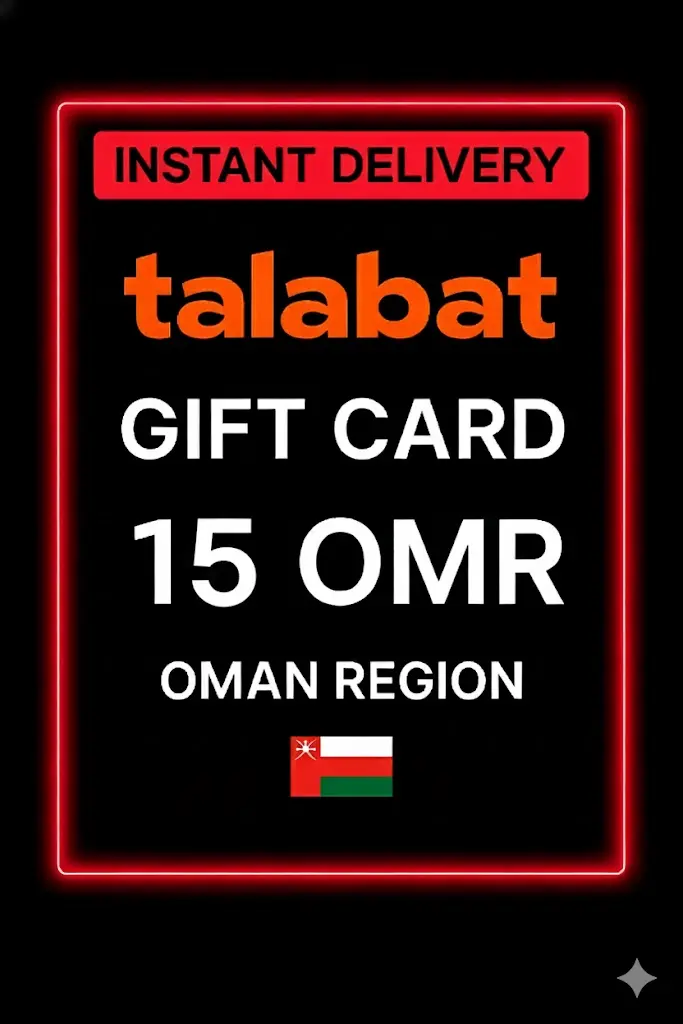Talabati kinkekaart Oman - 15 OMR Talabati kinkekaart Oman - 15 OMR