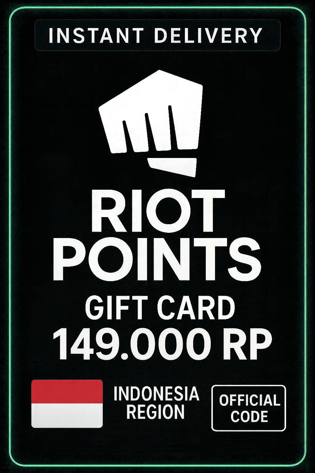 Riot Access Indonēzija - 149.000 RP Riot Access Indonēzija - 149.000 RP