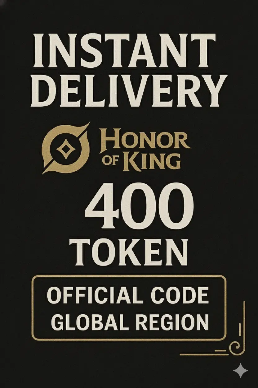 Honor of Kings 400 Tokens (Global) Honor of Kings 400 Tokens (Global)