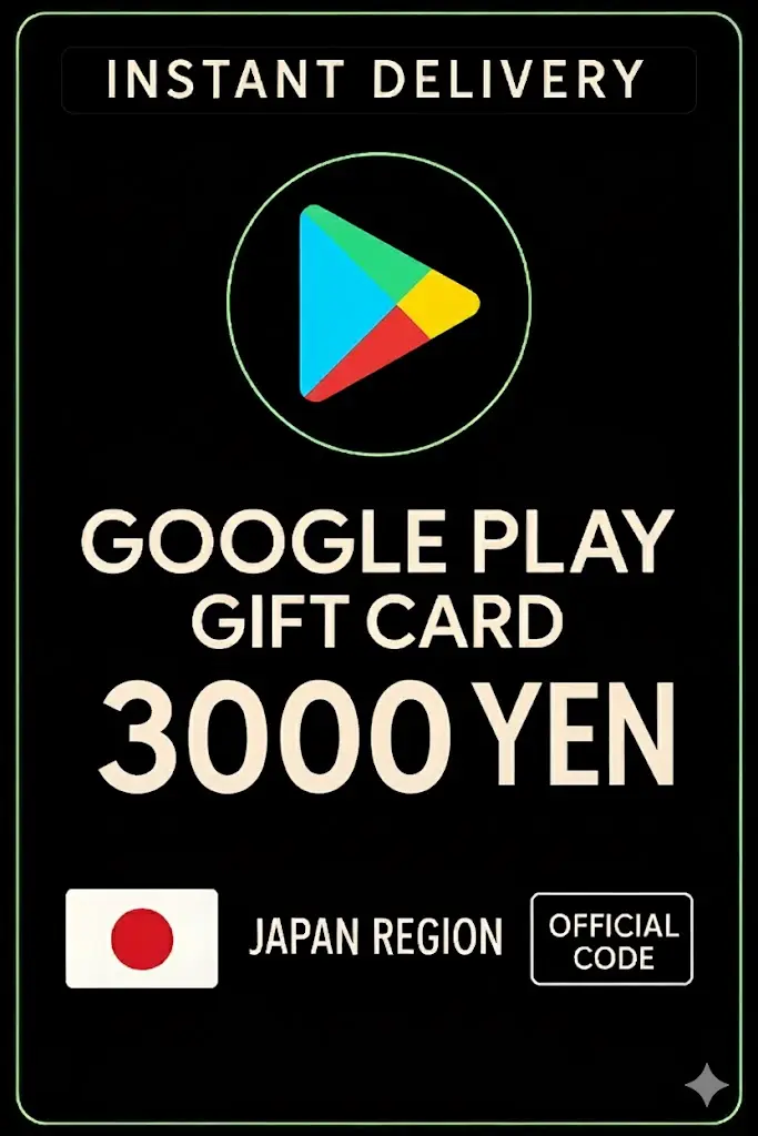 Google Play Gift Card - Japan YEN 3000 Google Play Gift Card - Japan YEN 3000
