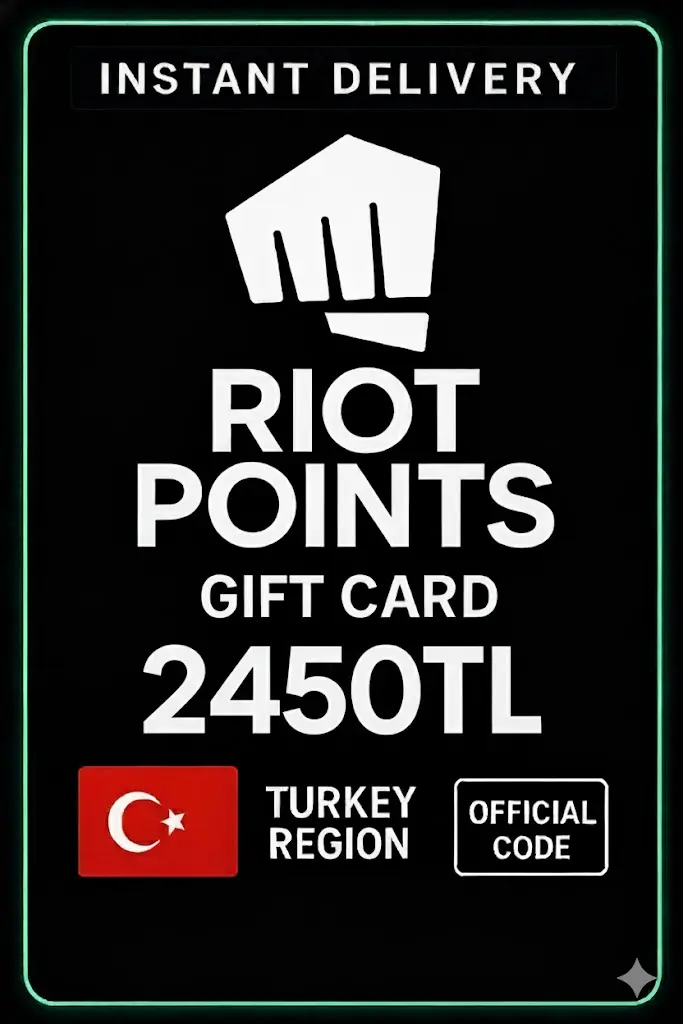 Riot Points 2450 TL - (Türkiye) Riot Points 2450 TL - (Türkiye)