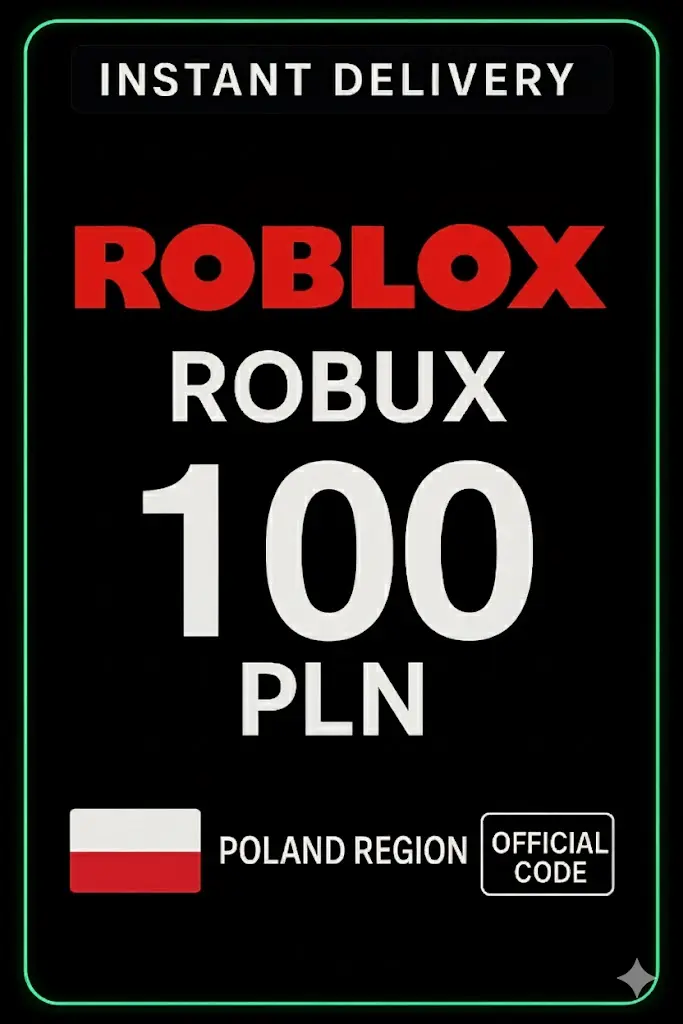 Roblox 100 PLN Game Card (PL) Roblox 100 PLN Game Card (PL)