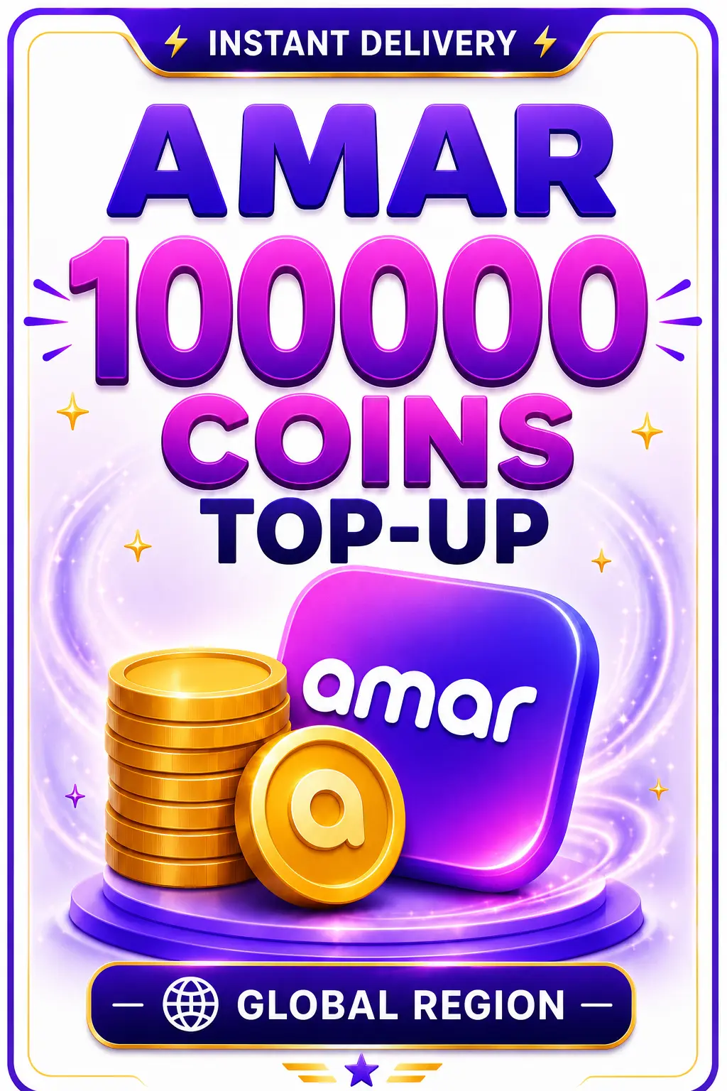 Amar Live - 100000 mincí (dobití) Amar Live - 100000 mincí (dobití)