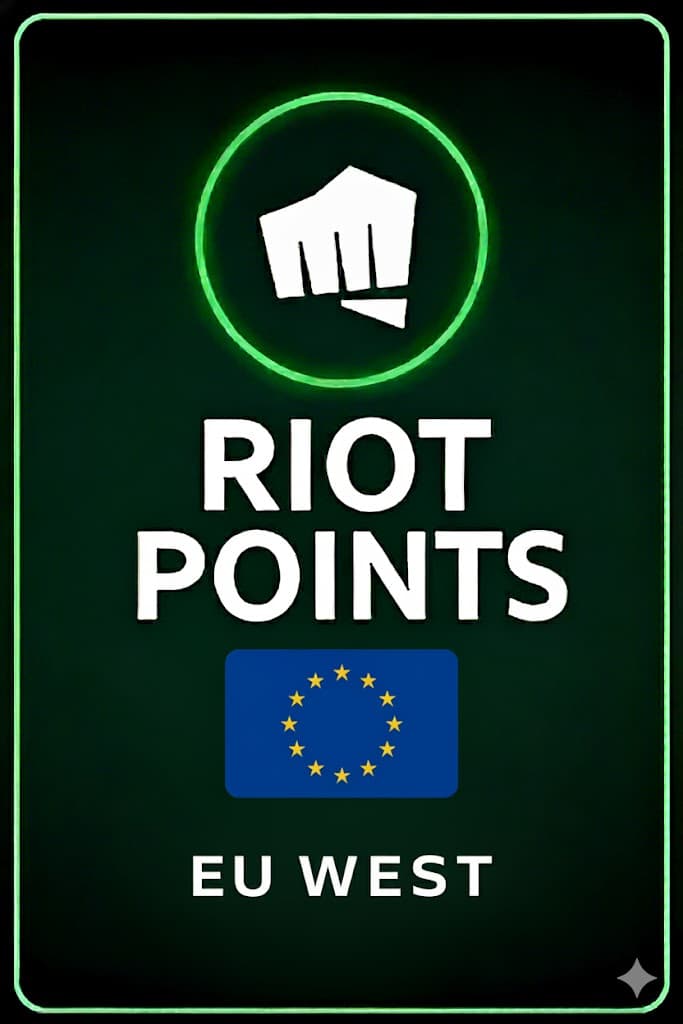 Riot Points Gift Card EU West Store