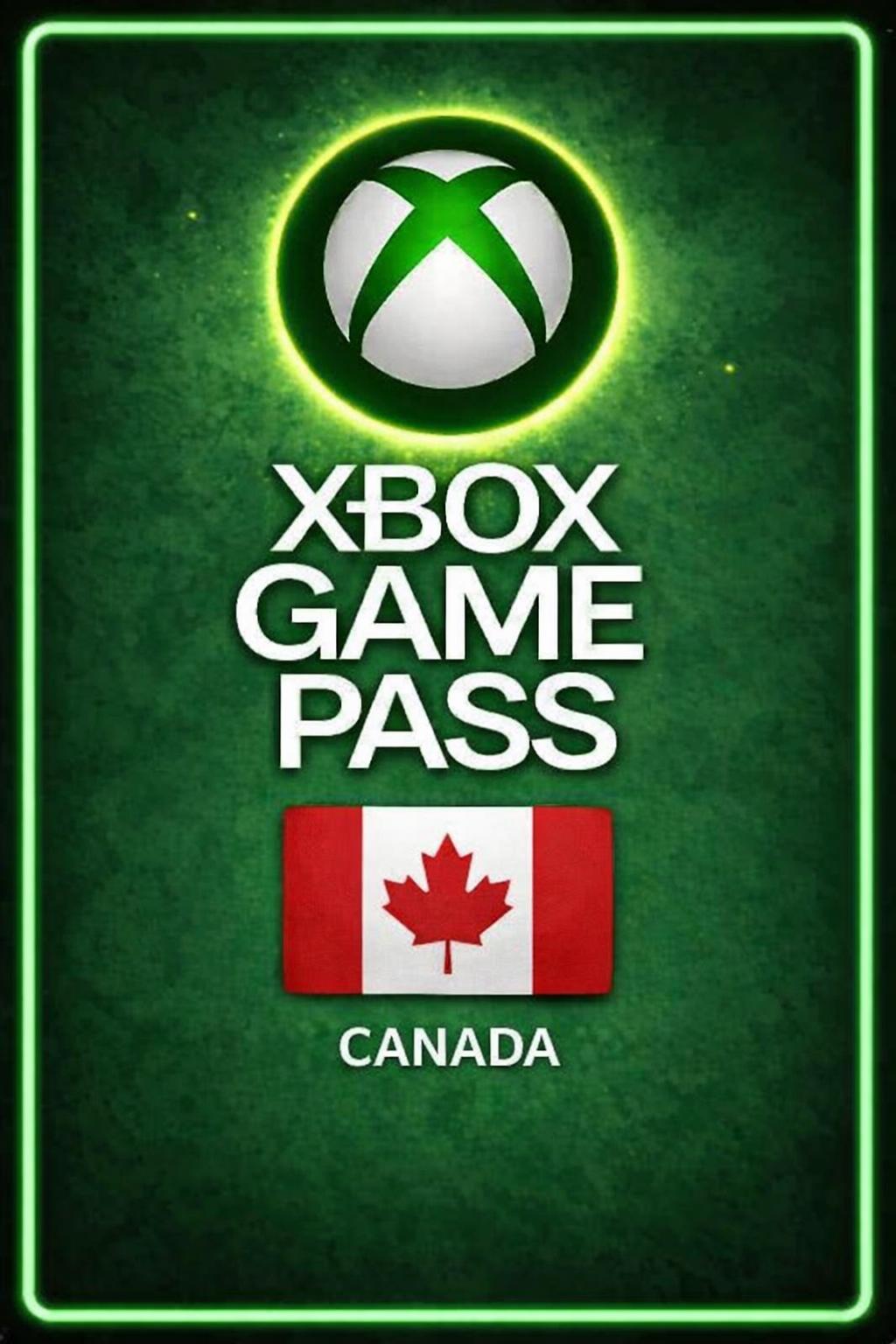 Xbox Game Pass Subscription (Canada)
