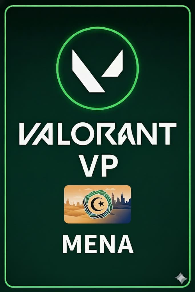 Tarjeta de Regalo de Puntos de Valorant (VP) Tienda MENA