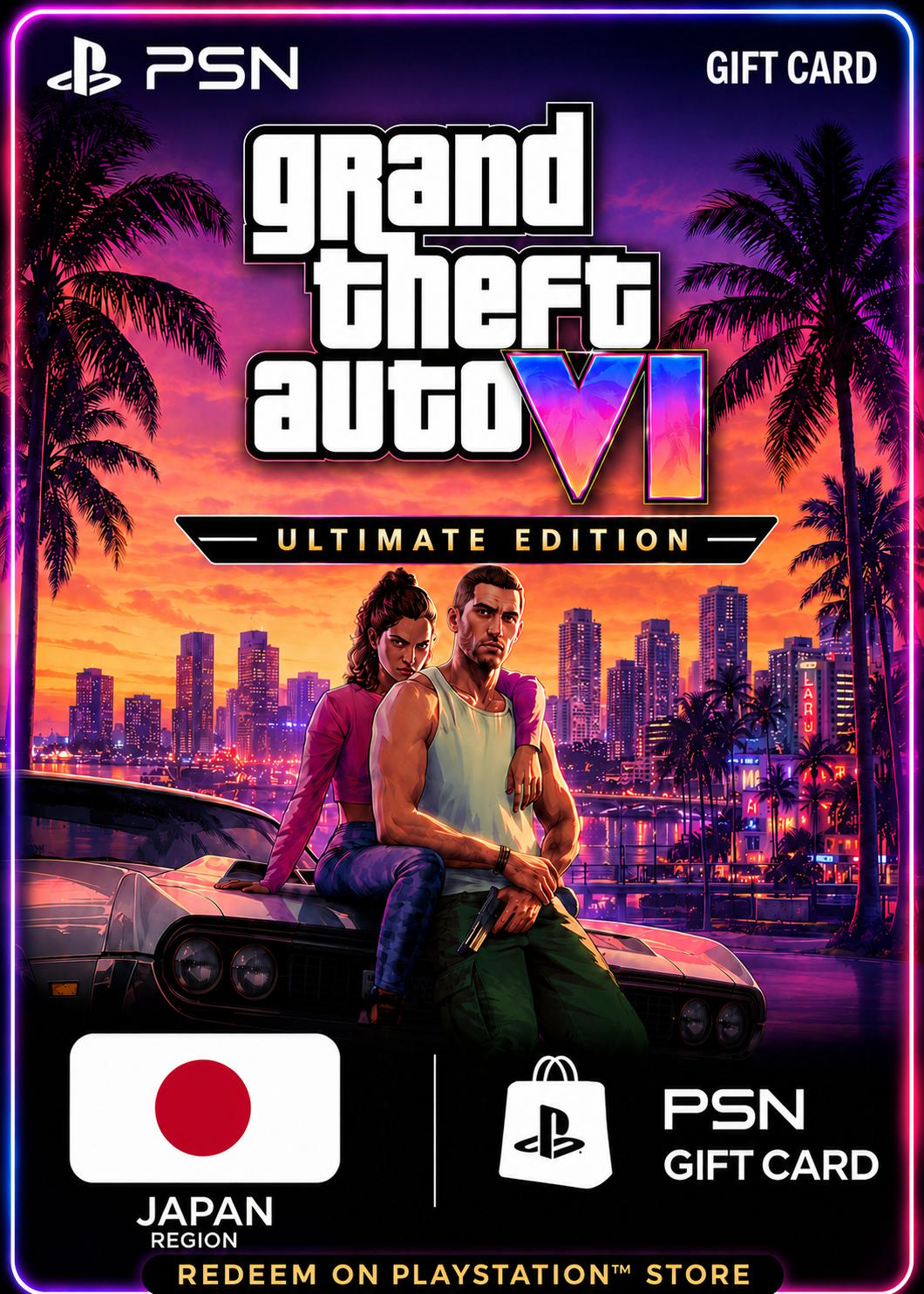 GTA 6: Ultimate Edition - PSN Gift Card (Japan)