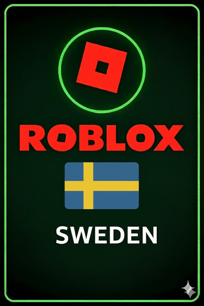 Roblox Game Card in Sweden Store