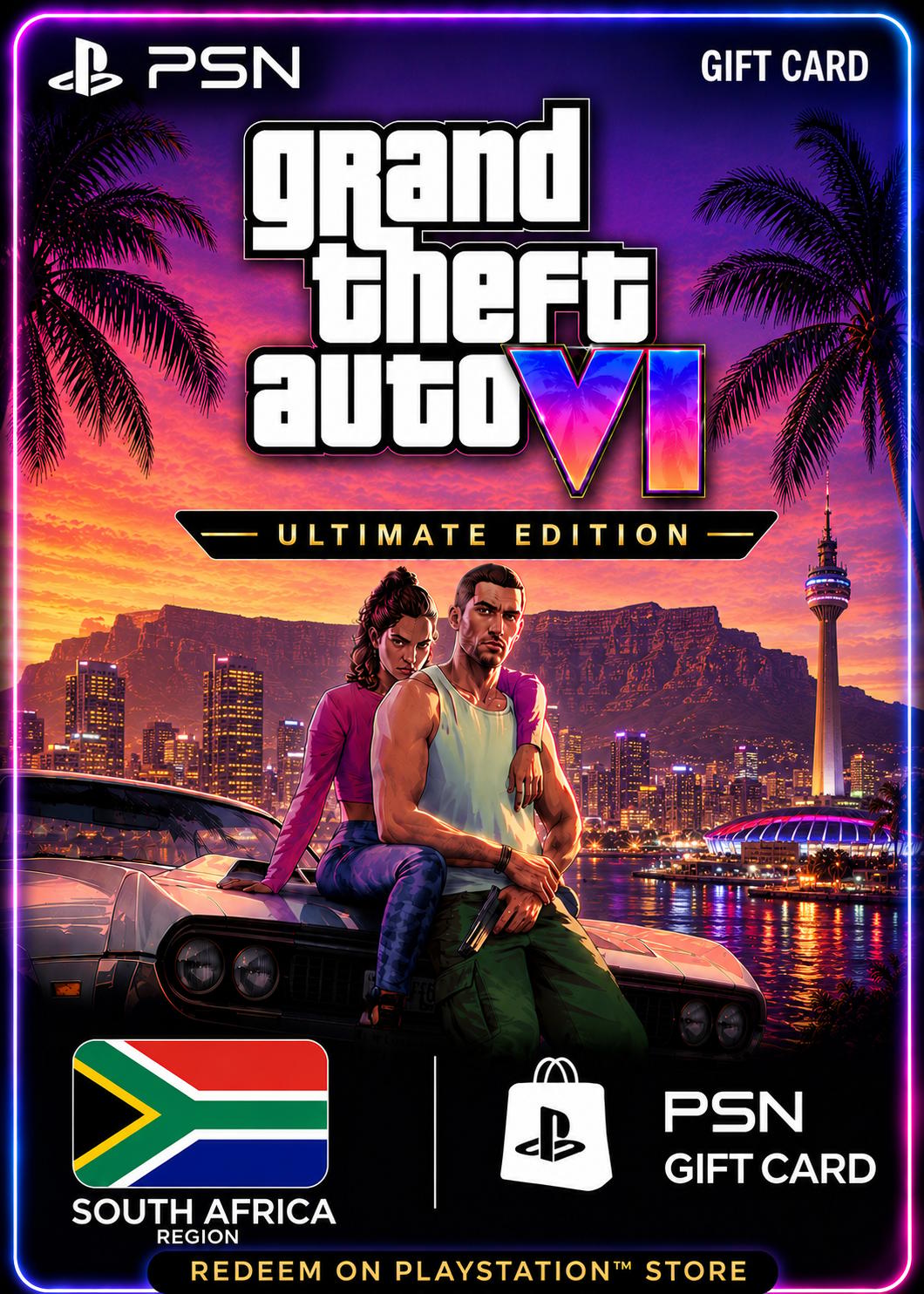 GTA 6: Ultimate Edition - PSN Gift Card (South Africa)