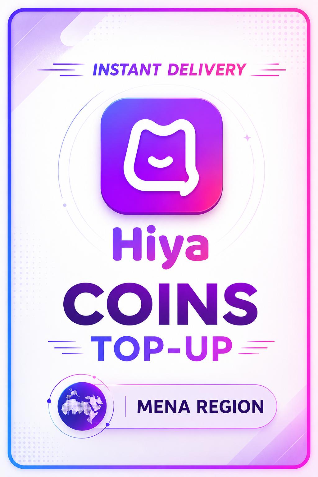 Hiya Chat Coins Aufladung (MENA)