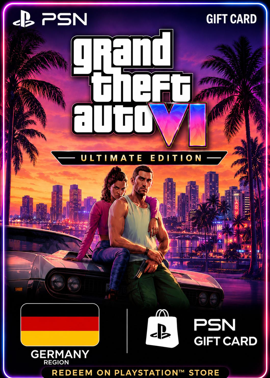 GTA 6: Ultimate Edition - PSN Gift Card (Germany)