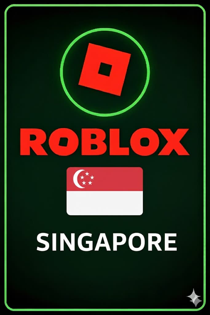 Roblox Game Card in Singapore Store