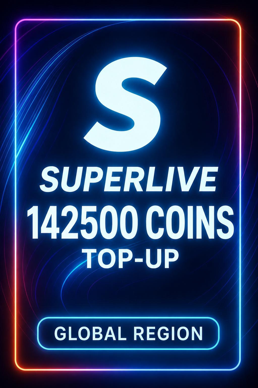 SuperLive 142.500 Coins Top-Up (Global)
