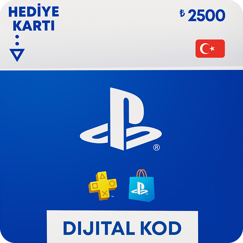 Playstation PSN Presentkort - Turkiet - 2500 TRY