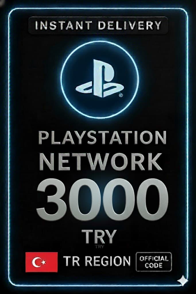 Playstation PSN Hediye Kartı - Türkiye - 3000 TL