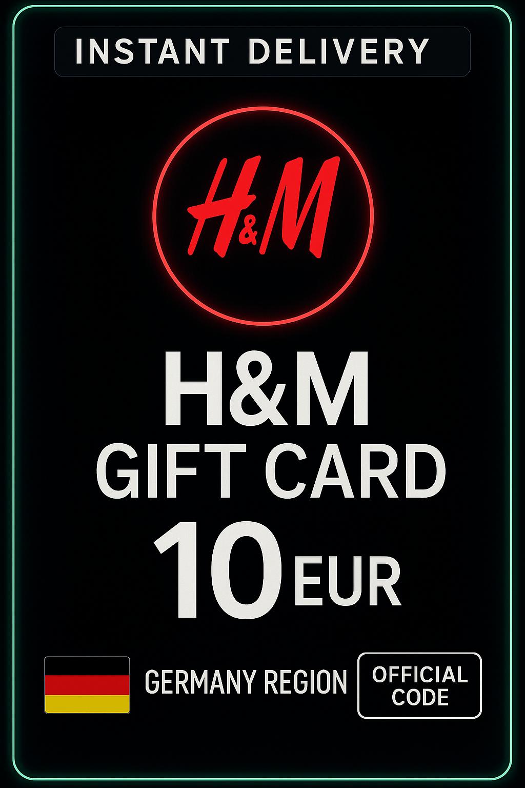 H&M Gift Card 10 EUR