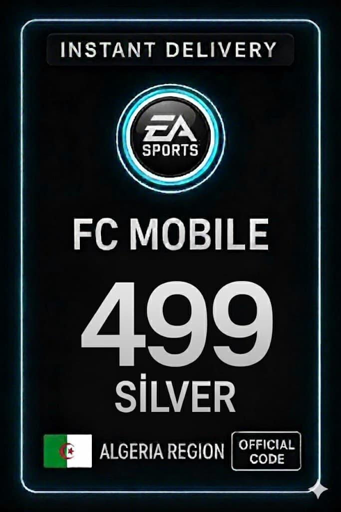 FC Mobile 499 Արծաթ Նվեր Քարտ - Ալժիր