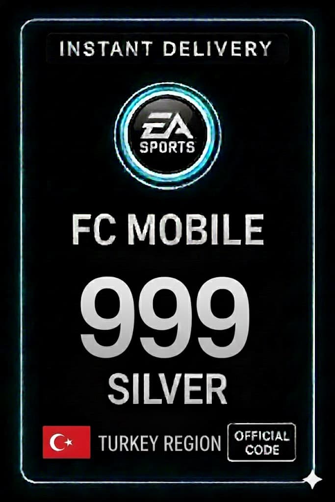 FC Mobile 999 արծաթ Նվեր Քարտ - Թուրքիա