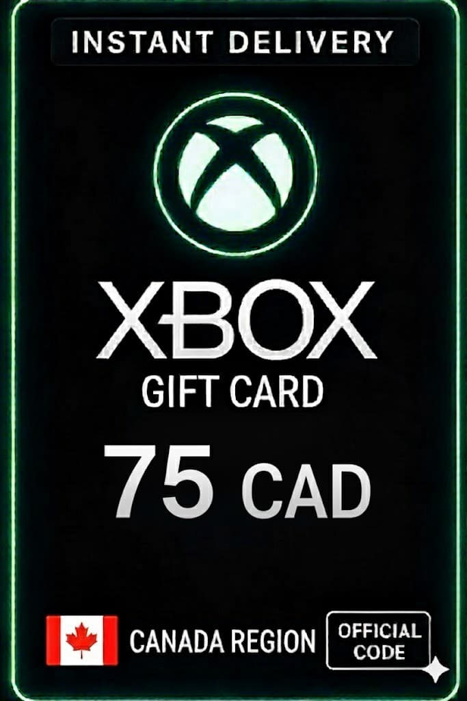 Carte-cadeau Xbox Live 75 CAD Wallet