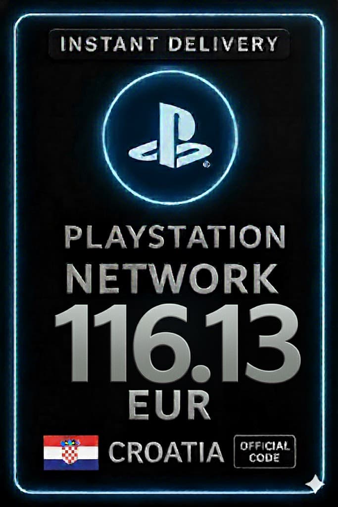 כרטיס PSN קרואטיה - HR 116.13€
