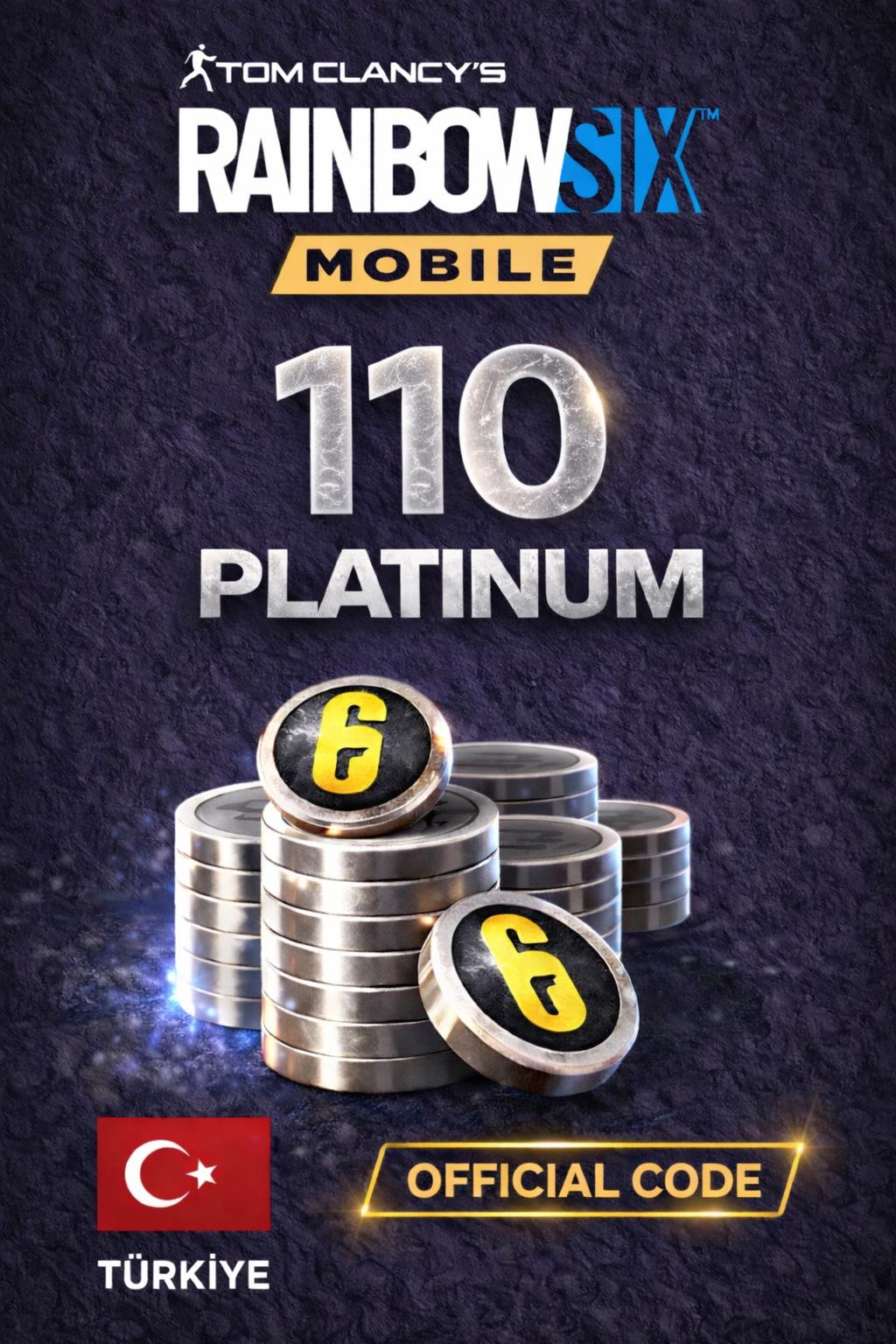 Rainbow Six Mobile - 110 Platinum Code (Turkiye)