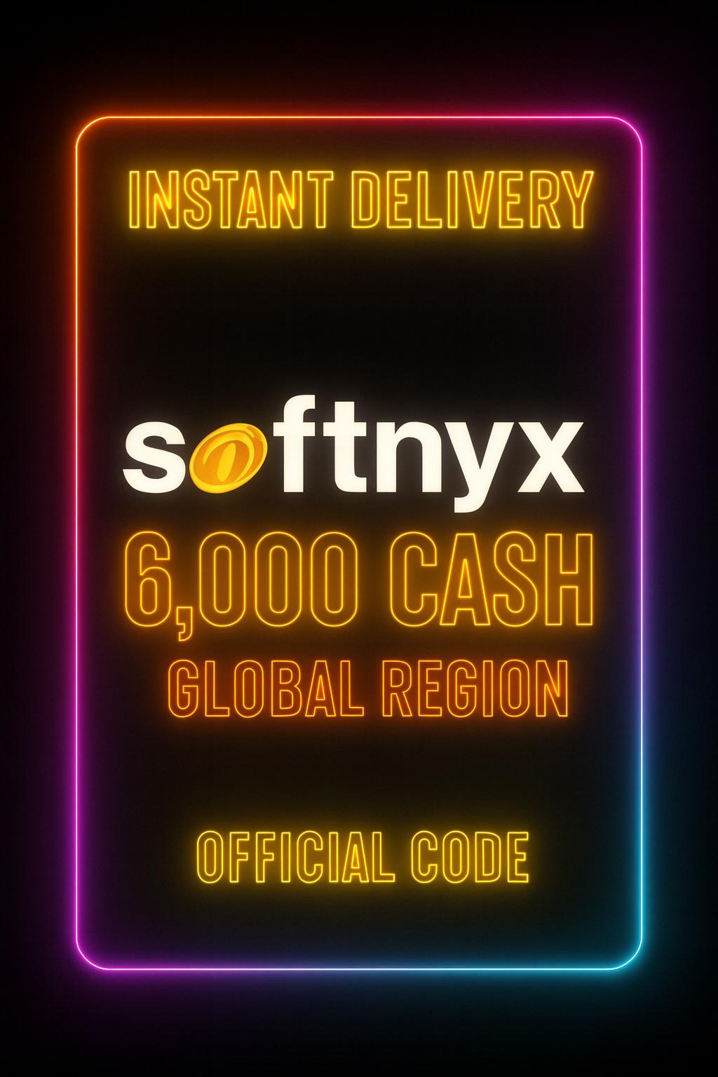 SOFTNYX 6,000 מזומן (עולמי)