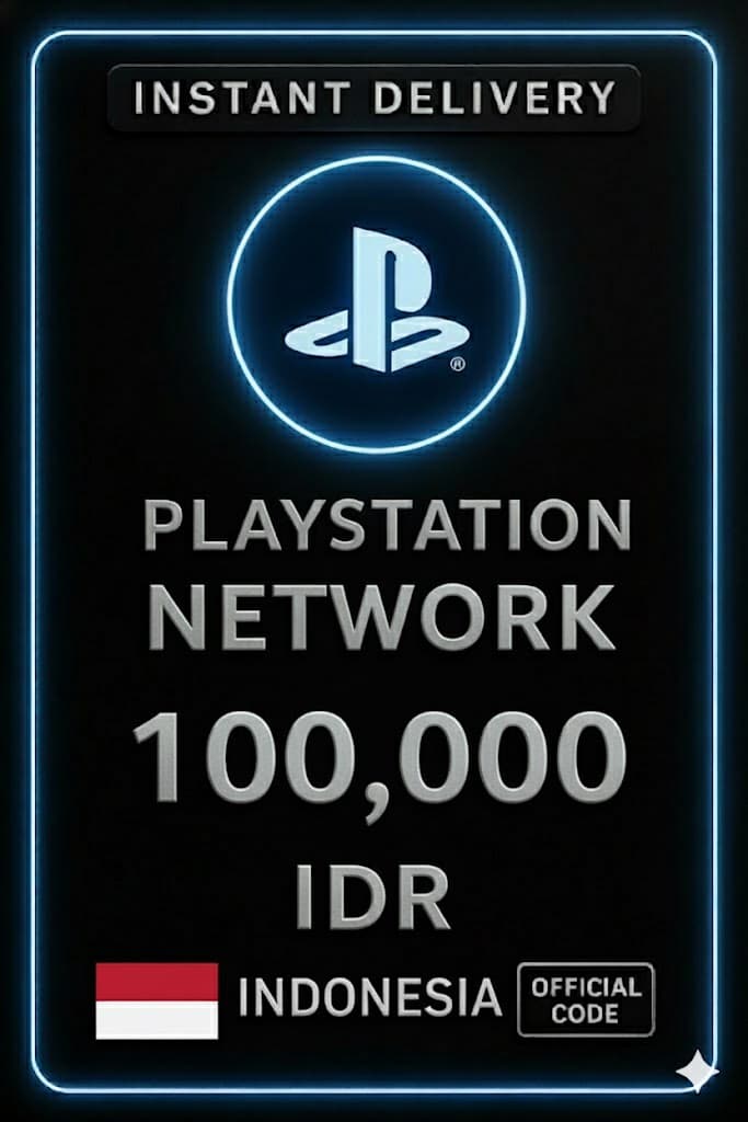 Kartu PSN PlayStation 100.000 Rp