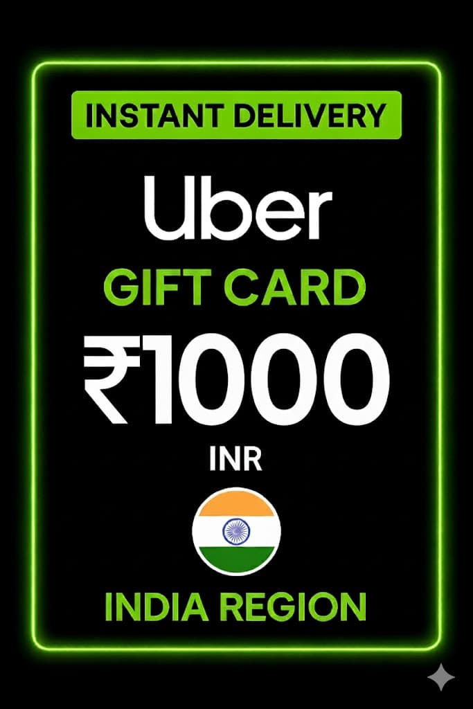 Uber Gift Card - 1000 INR
